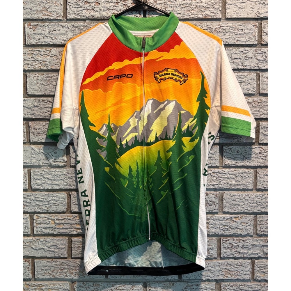 Capo Sierra Nevada Brewing Co Cycling Jersey XL Mens Multicolor Mountain Italy